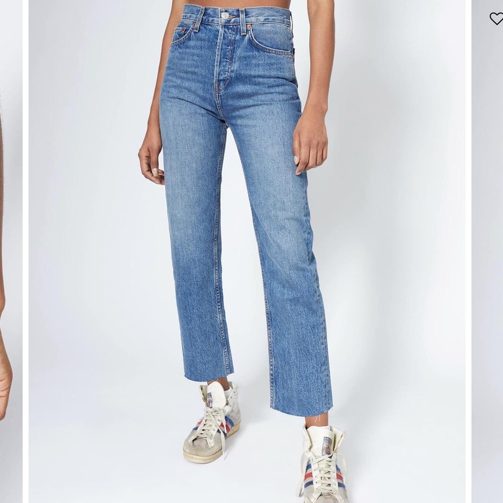 RE/DONE Levi’s high rise Stove Pipe